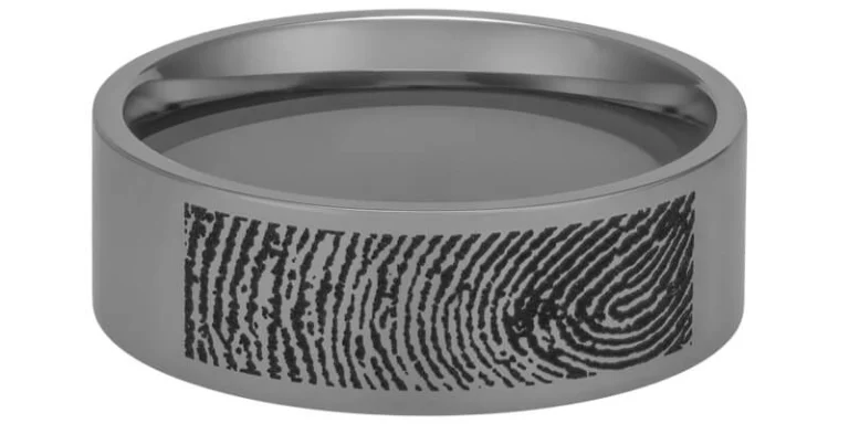 Personalised Fingerprint with Squared Ends