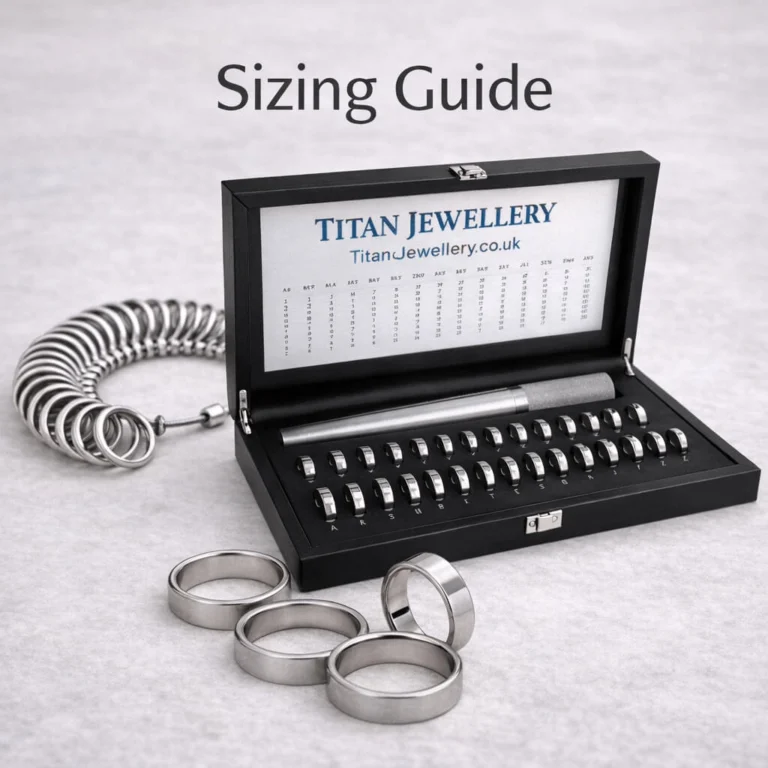 Titan Jewellery Ring Size Guide