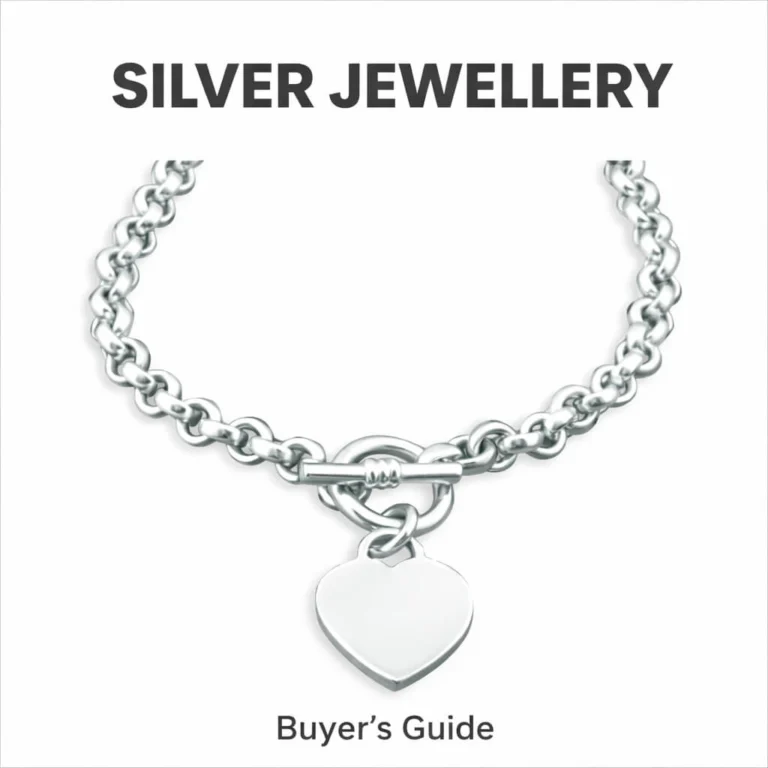 Sterling Silver Jewellery Buyers Guide featuring a heavy heart necklace