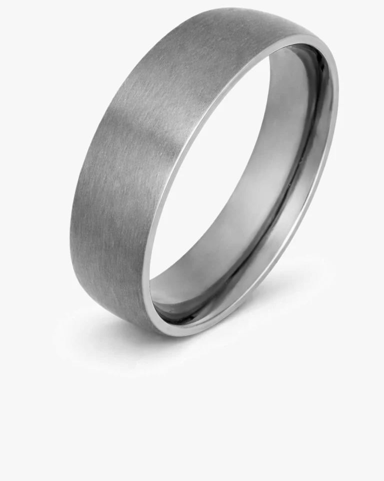 Brushed Tantalum Ring