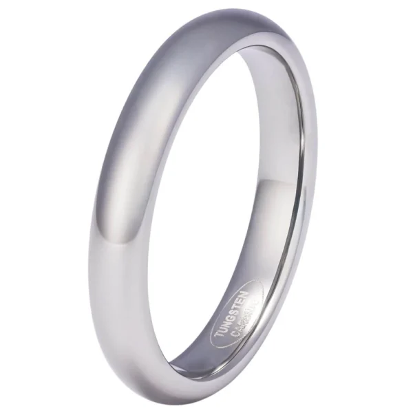Titan Jewellery, 3mm Blended Court Ladies Tungsten Wedding Ring