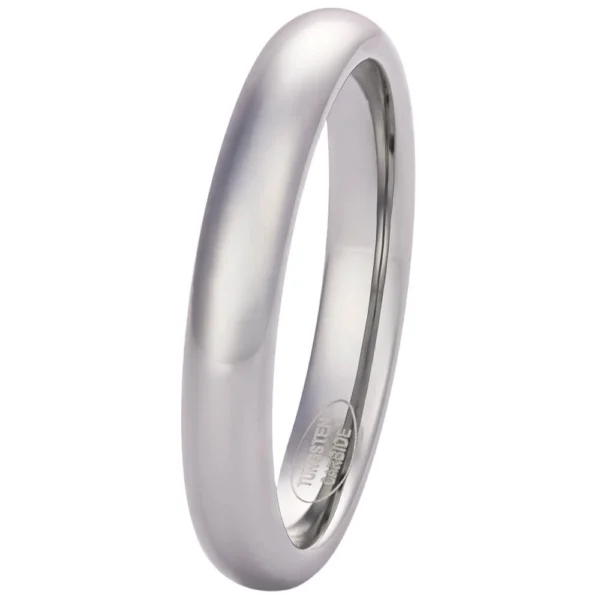 3mm Blended Court Ladies Tungsten Wedding Ring (image 14)