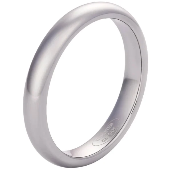 3mm Blended Court Ladies Tungsten Wedding Ring (image 13)
