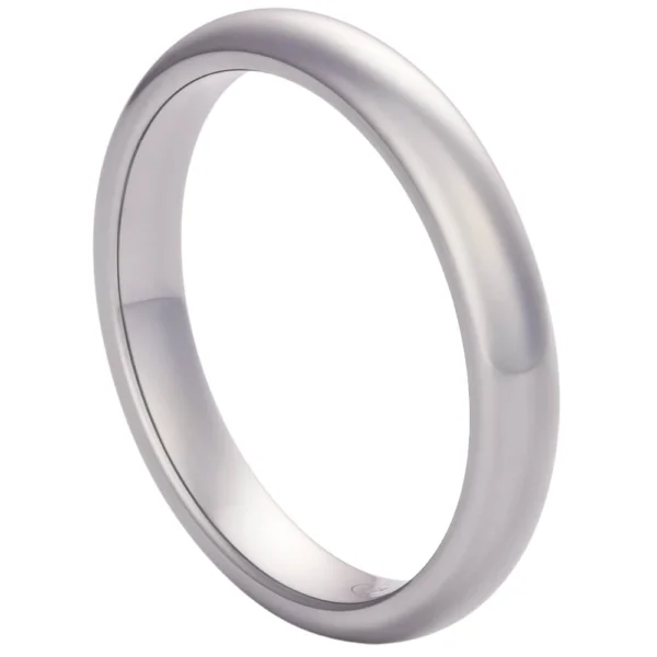 3mm Blended Court Ladies Tungsten Wedding Ring (image 10)