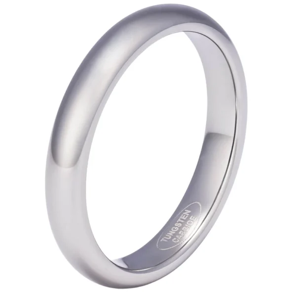 3mm Blended Court Ladies Tungsten Wedding Ring (image 8)