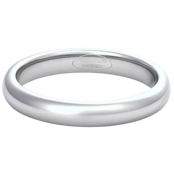 3mm Blended Court Ladies Tungsten Wedding Ring, ladies tungsten wedding ring