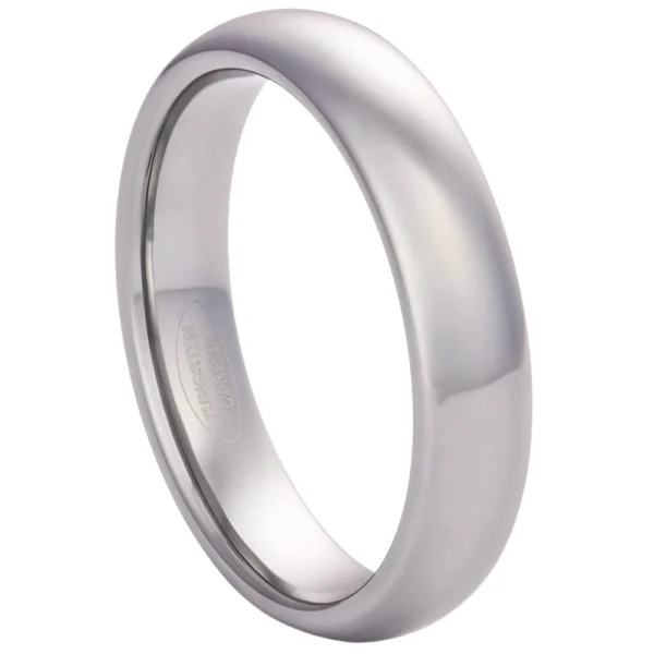4mm Blended Court Women’s Tungsten Wedding Ring (image 7)