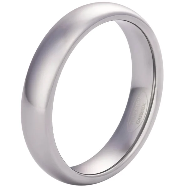 4mm Blended Court Women’s Tungsten Wedding Ring (image 6)