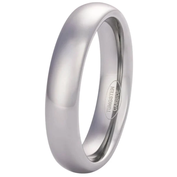 4mm Blended Court Women’s Tungsten Wedding Ring (image 5)