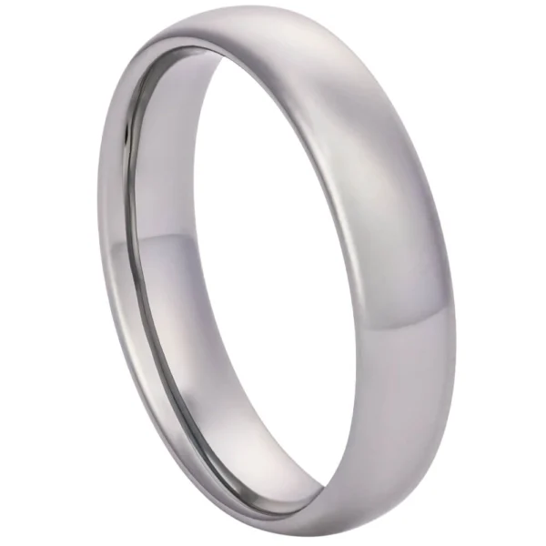 5mm Blended Court Tungsten Wedding Ring (image 11)