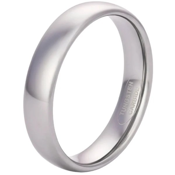 5mm Blended Court Tungsten Wedding Ring (image 7)