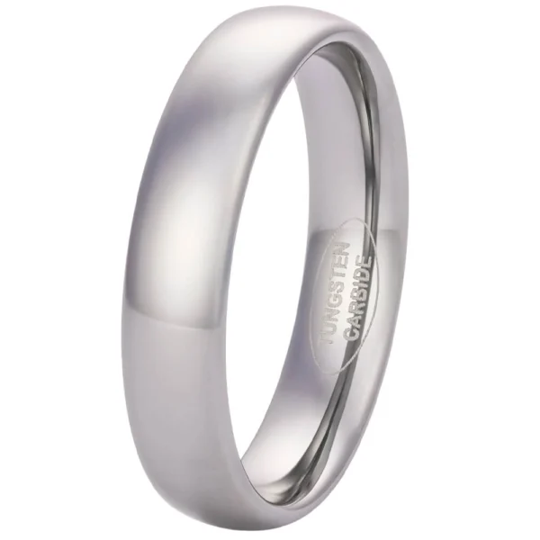 5mm Blended Court Tungsten Wedding Ring (image 6)