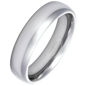 6mm Blended Court Tungsten Wedding Ring