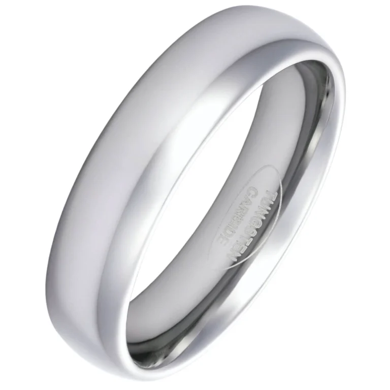 6mm Blended Court Tungsten Wedding Ring