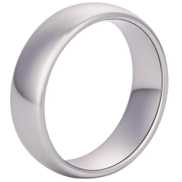7mm Blended Court Tungsten Wedding Ring (image 8)
