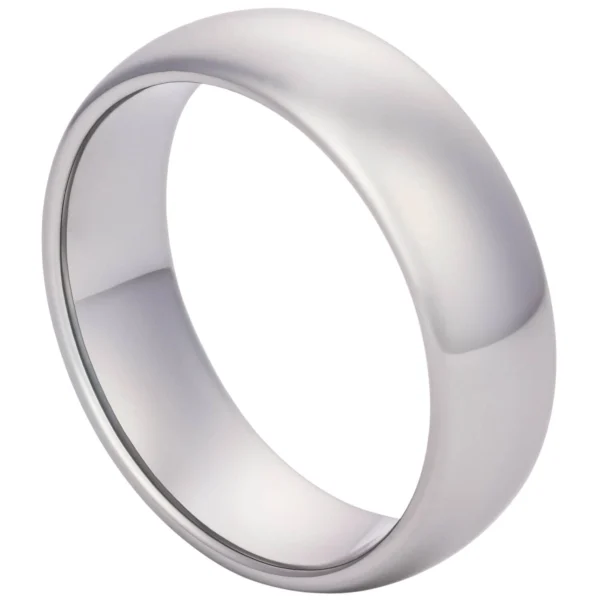 7mm Blended Court Tungsten Wedding Ring (image 7)