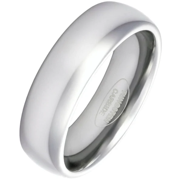 7mm Blended Court Tungsten Wedding Ring