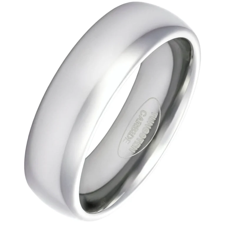 7mm Blended Court Tungsten Wedding Ring