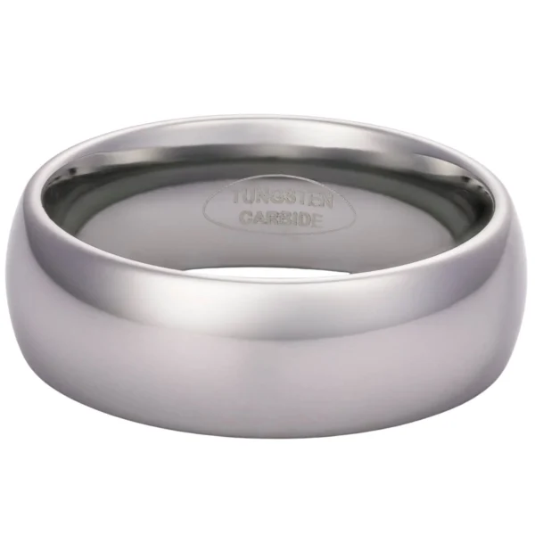 8mm Blended Court Tungsten Wedding Ring (image 11)