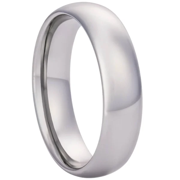6mm Blended Court Tungsten Wedding Ring (image 10)