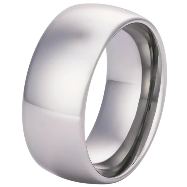 10mm Blended Court Tungsten Wedding Ring (image 7)