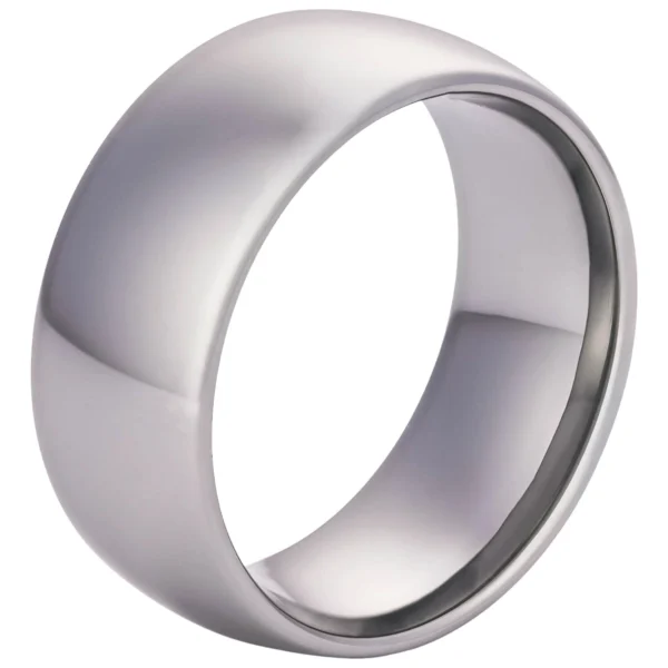 10mm Blended Court Tungsten Wedding Ring (image 6)
