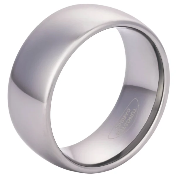 10mm Blended Court Tungsten Wedding Ring, TBC10