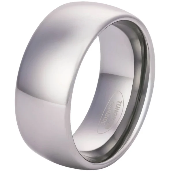 Titan Jewellery, 10mm Blended Court Tungsten Wedding Ring