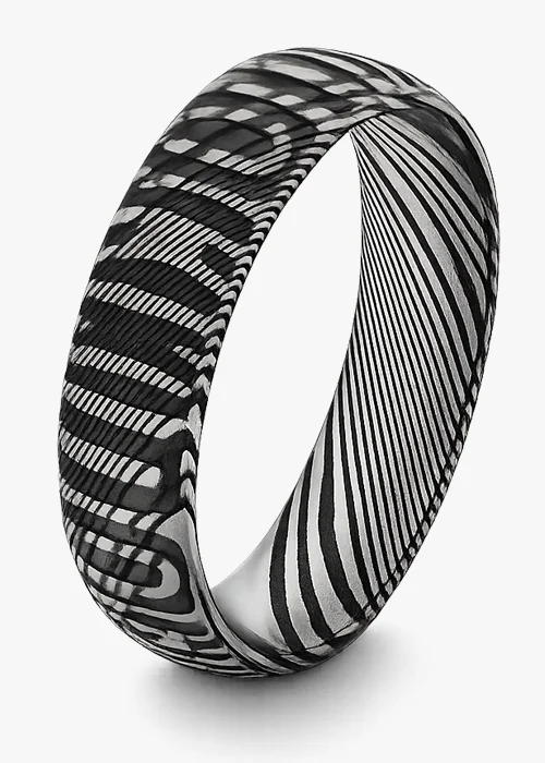 Damascus Stainless Steel Tribal Ring
