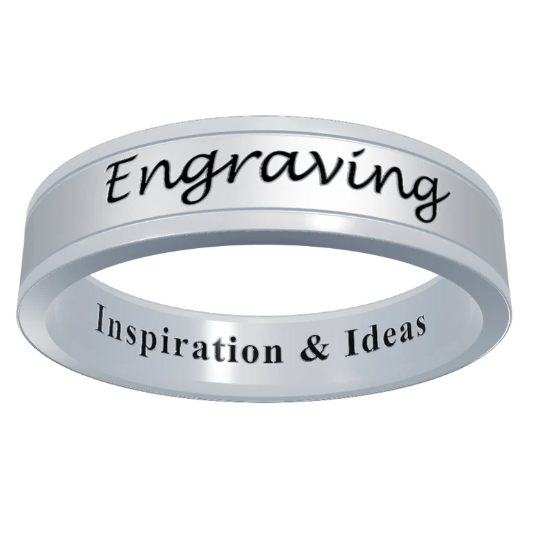 Engraving Inspiration & Ideas engraved inside rendered ring